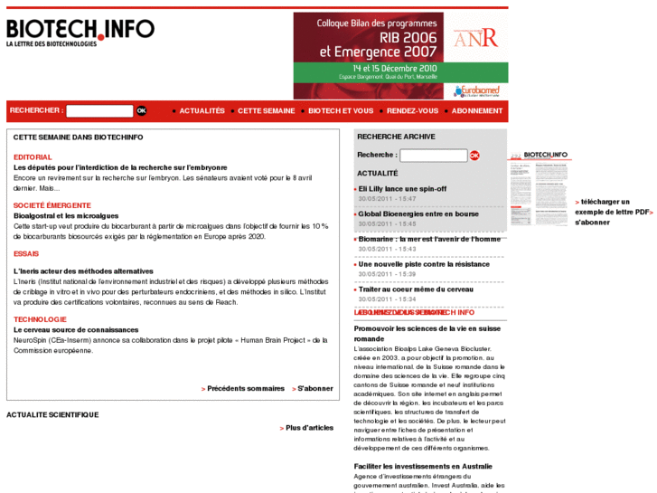 www.biotechinfo.fr