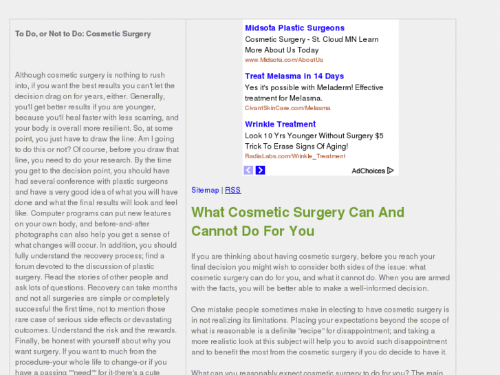 www.cosmeticsandsurgery.com