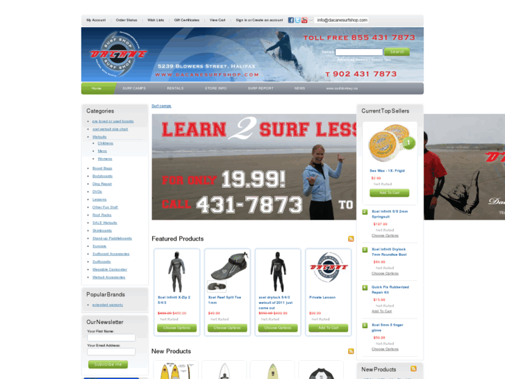 www.dacanesurfshop.com