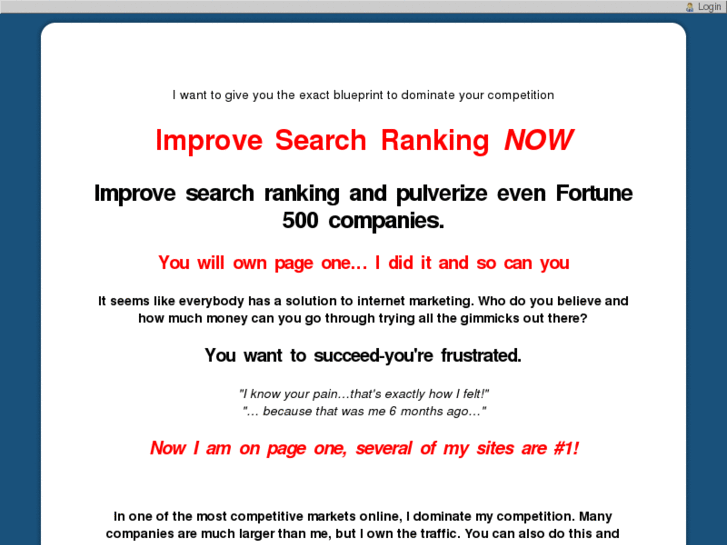 www.improvesearchranking.net