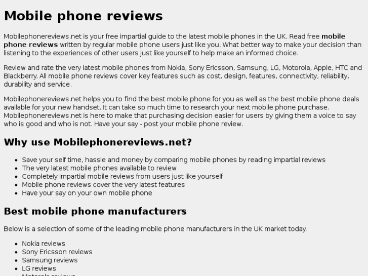 www.mobilephonereviews.net