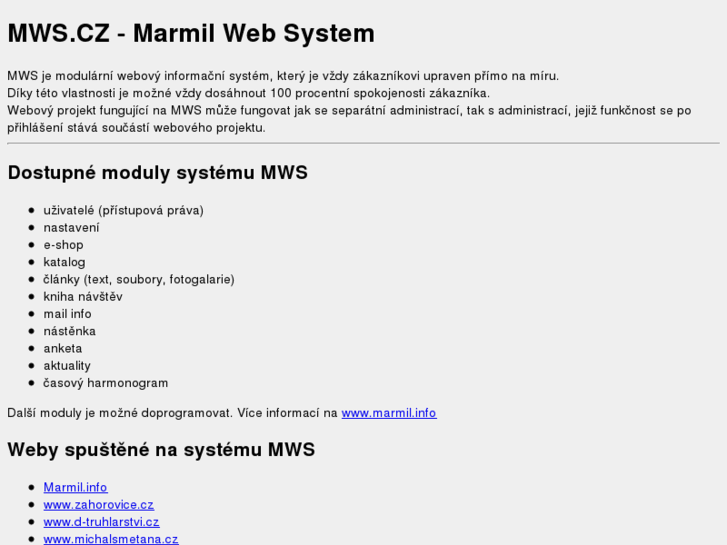 www.mws.cz