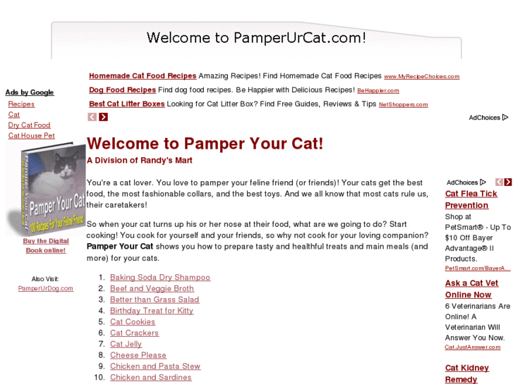 www.pamperurcat.com