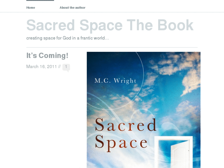 www.sacredspacethebook.com