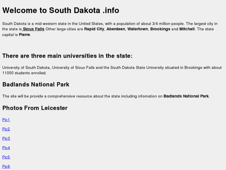 www.southdakota.info