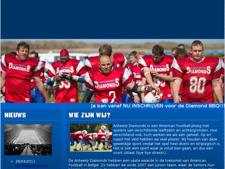 www.antwerpdiamondsfootball.be