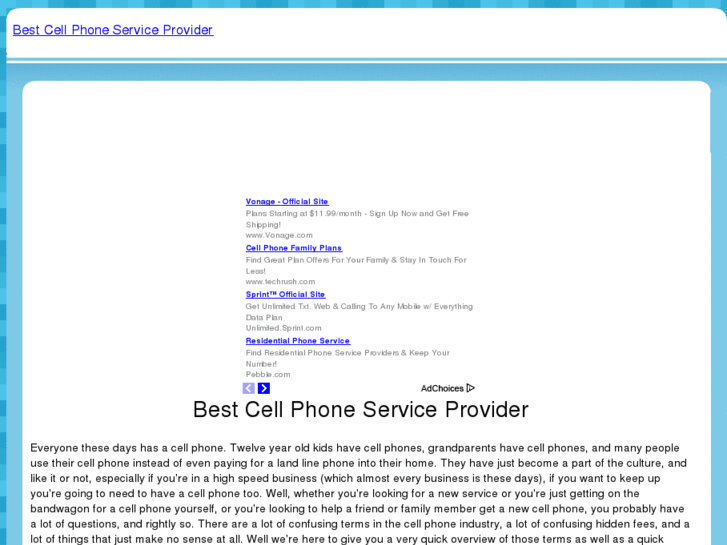 www.bestcellphoneserviceprovider.com