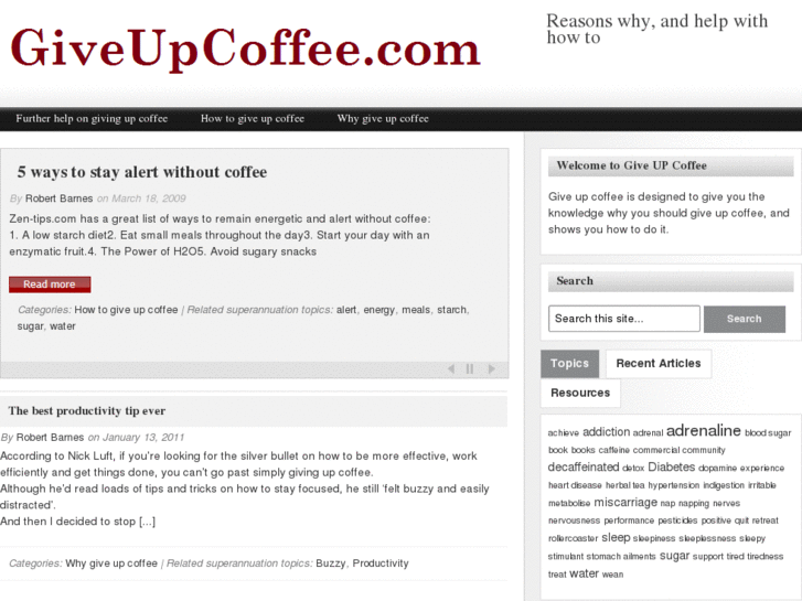 www.giveupcoffee.com