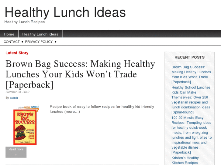 www.healthylunchideas.org