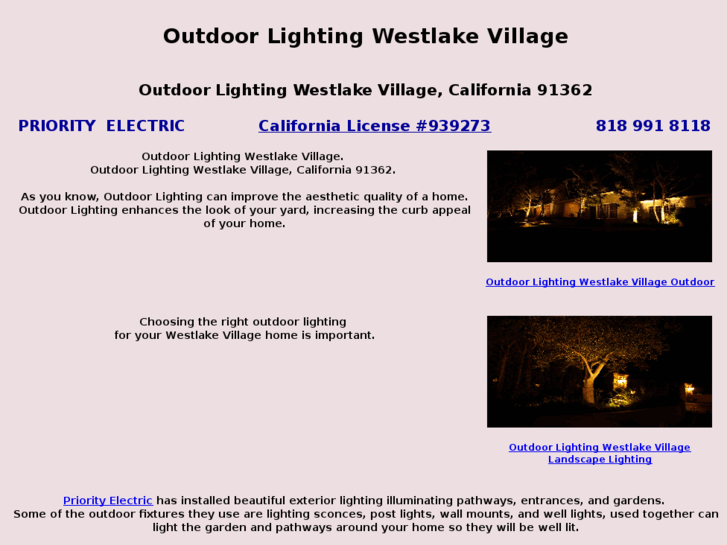 www.outdoorlightingwestlakevillage.com