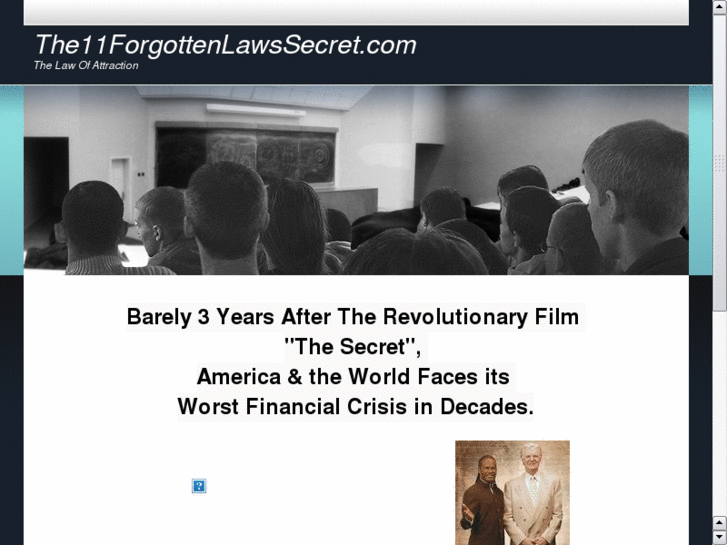 www.the11forgottenlawssecret.com