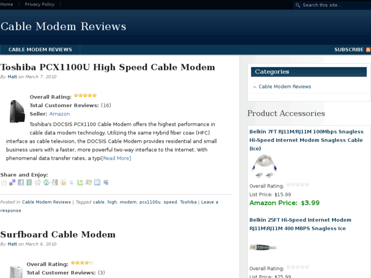 www.cable-modem-reviews.com