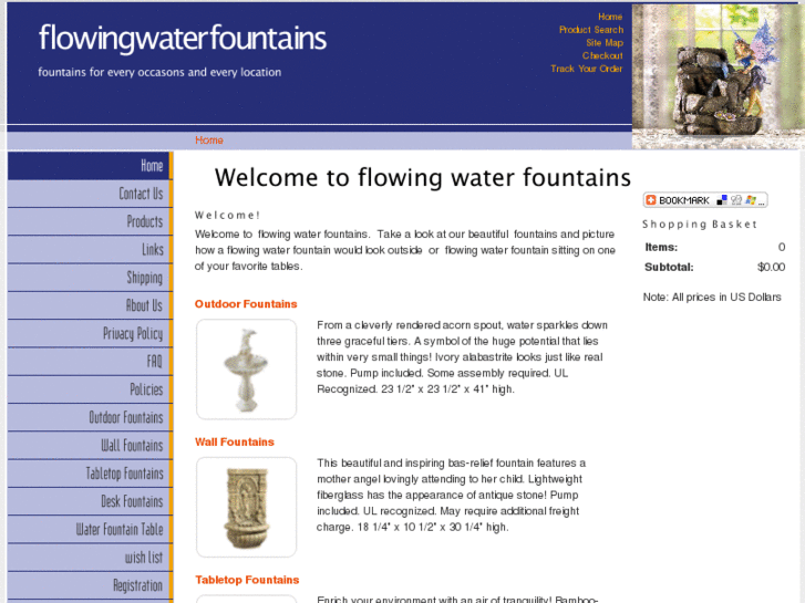 www.flowingwaterfountains.com