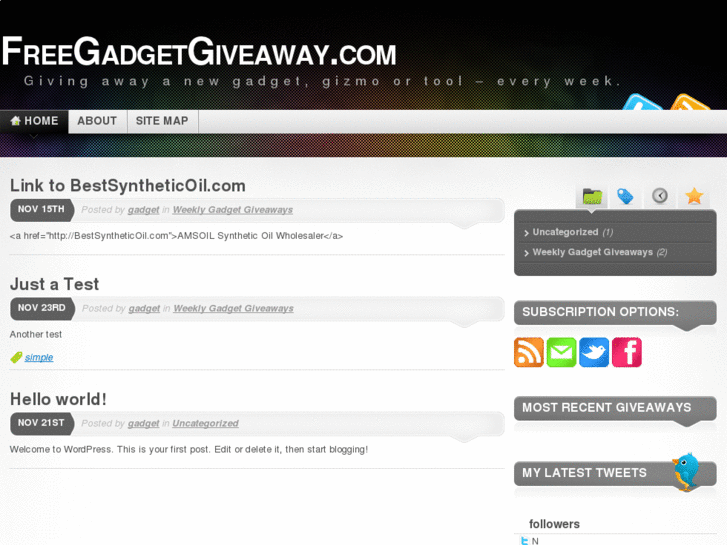 www.freegadgetgiveaway.com