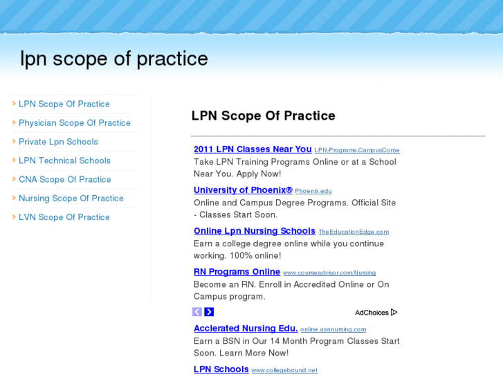 www.lpnscopeofpractice.com