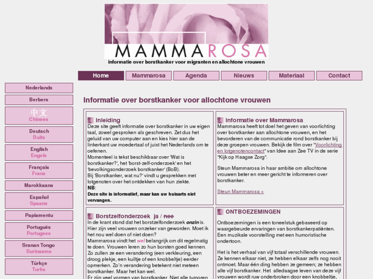 www.mammarosa.info