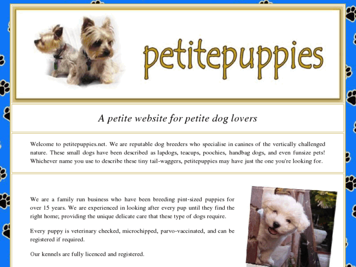 www.petitepuppies.net