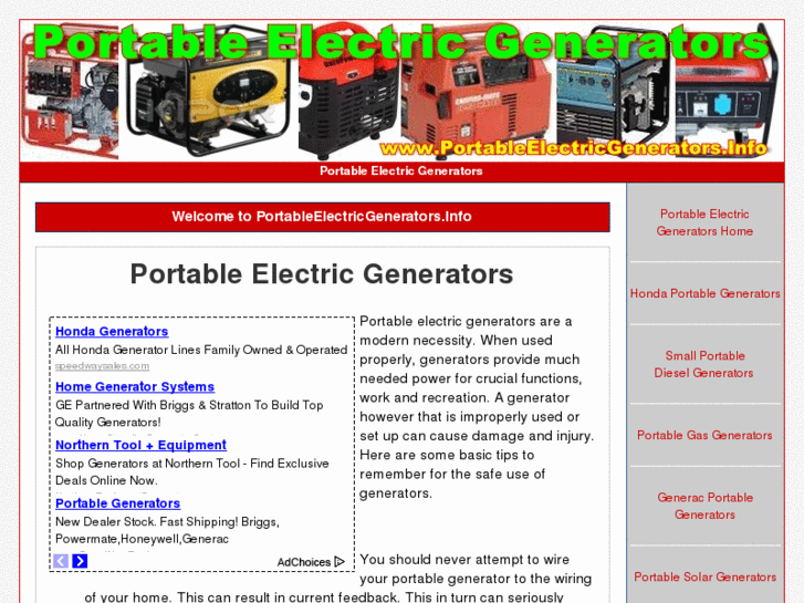 www.portableelectricgenerators.info