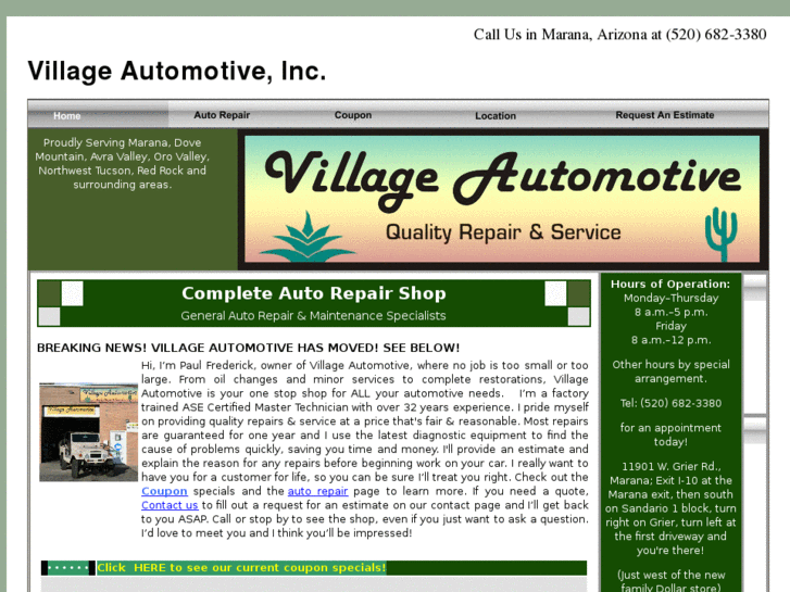 www.villageautomotiveofmarana.com