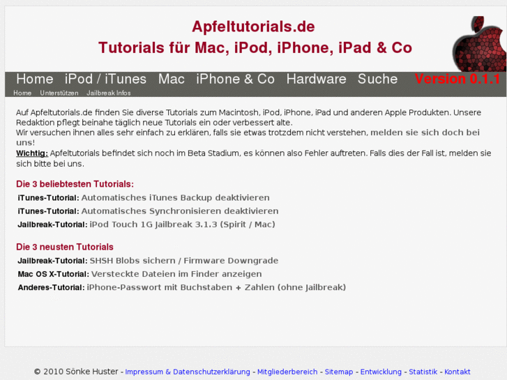 www.apfeltutorials.de