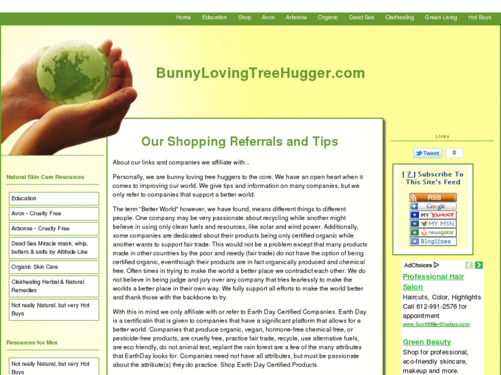 www.bunnylovingtreehugger.com