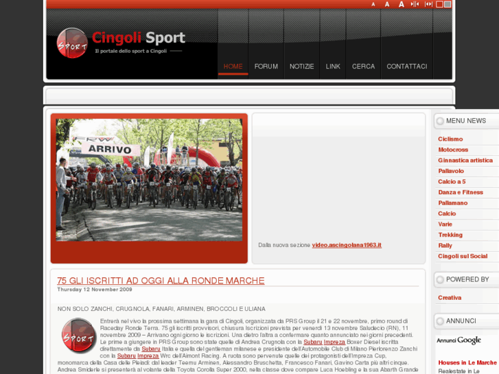 www.cingolisport.it