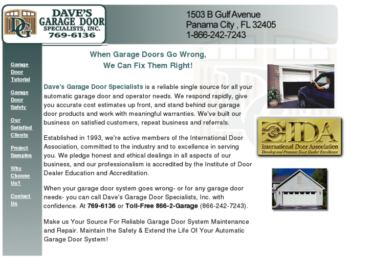 www.davesgaragedoors.net