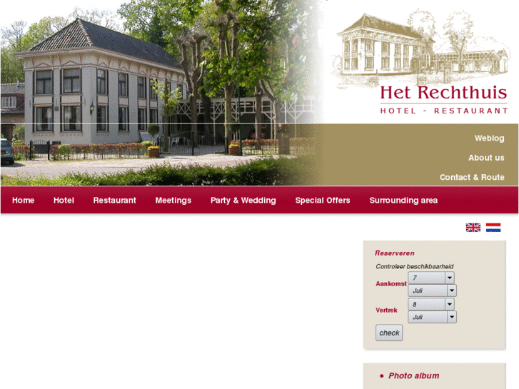 www.hotelhetrechthuis.com