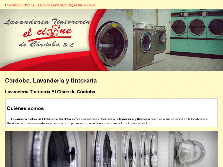 www.lavanderiatintoreriaelcisne.com