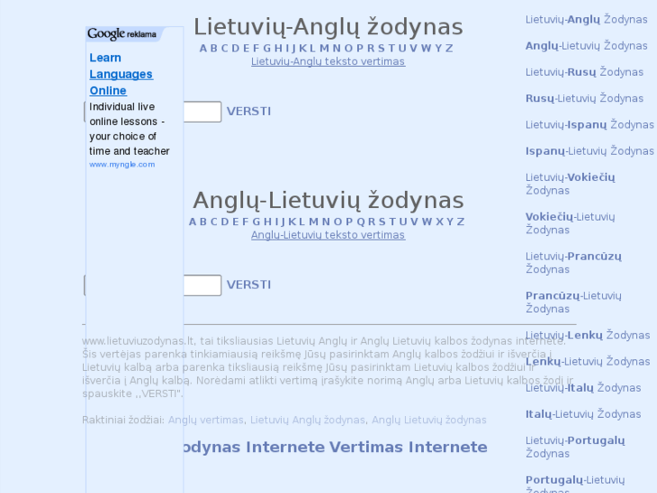 www.lietuviuzodynas.lt