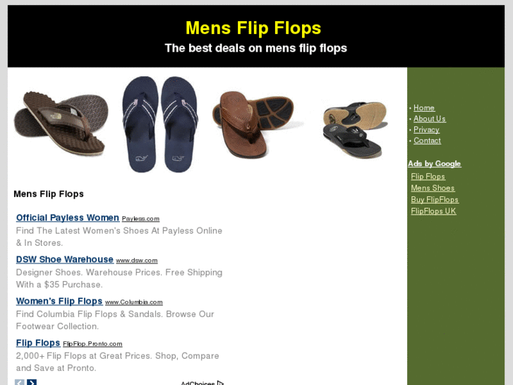 www.mensflipflops.org