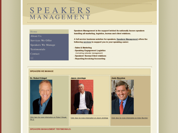 www.speakersmanagement.com