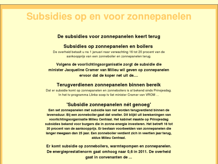 www.subsidieopzonnepanelen.nl