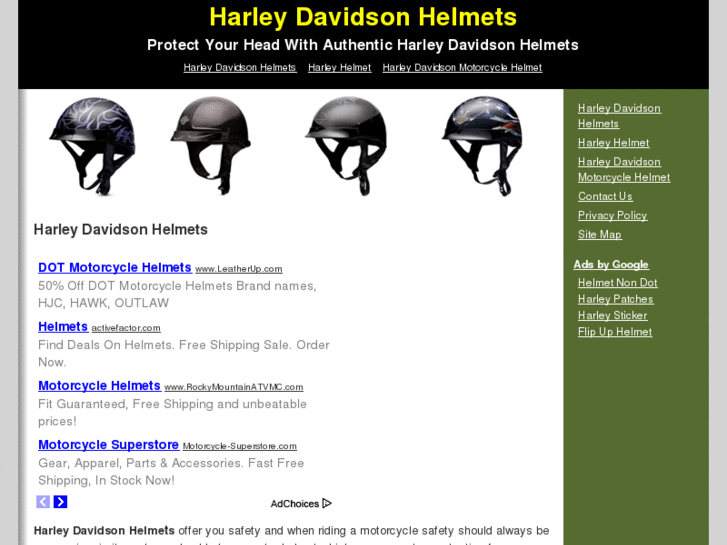 www.buyharleydavidsonhelmets.com