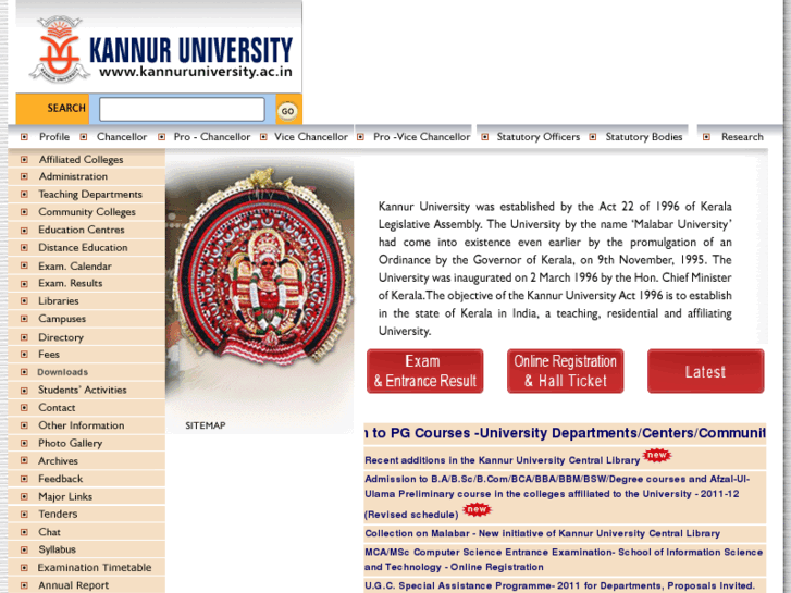 www.kannuruniversity.ac.in