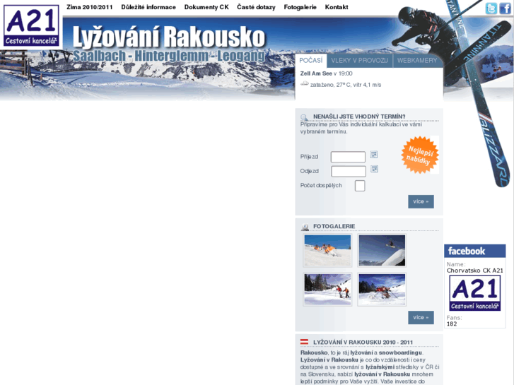 www.lyzovani-rakousko.cz