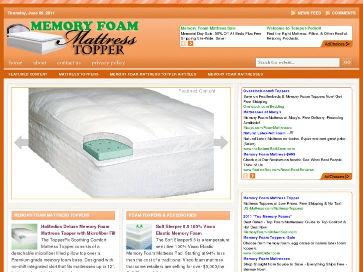 www.memory-foam-mattress-topper.net