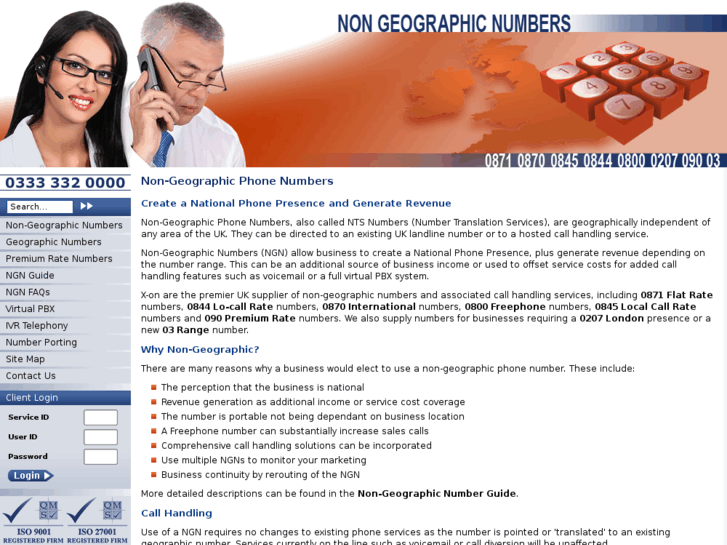 www.non-geographic-number.net