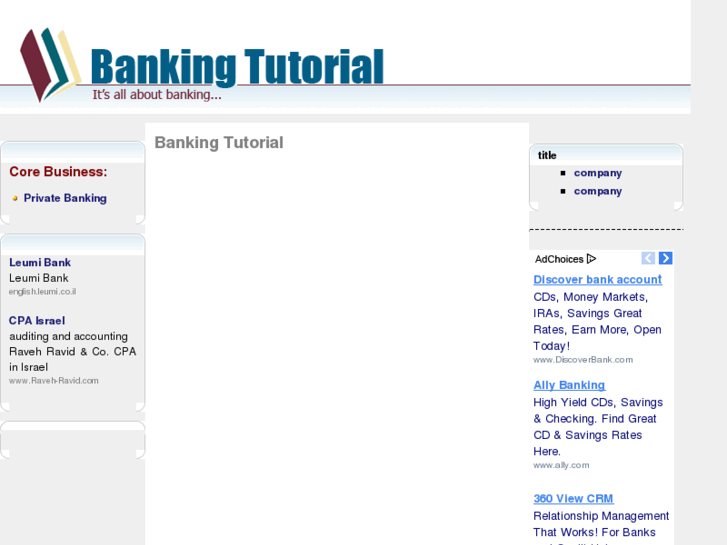 www.bankingtutorial.com