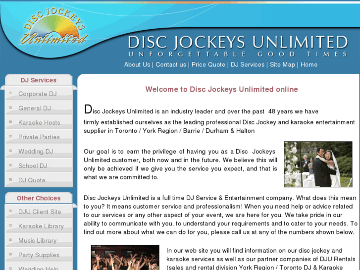 www.discjockeysunlimited.com