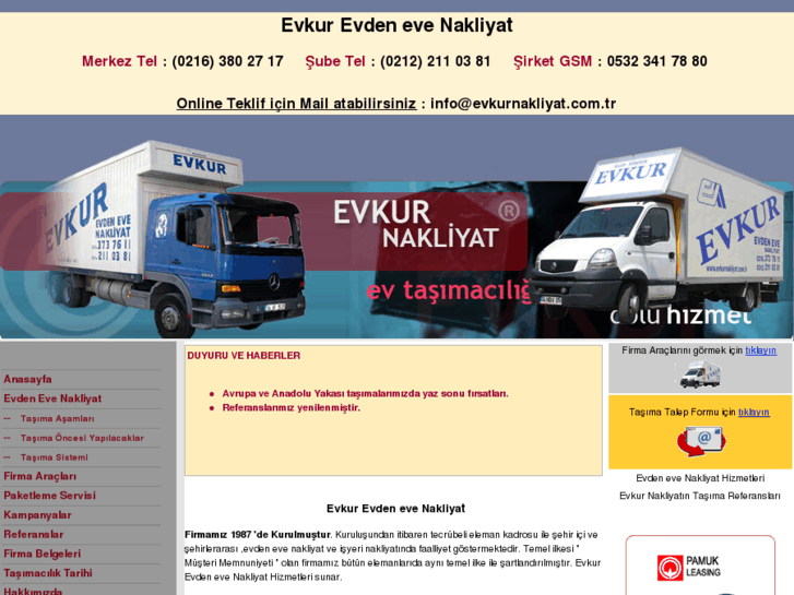 www.evkurnakliyat.com.tr