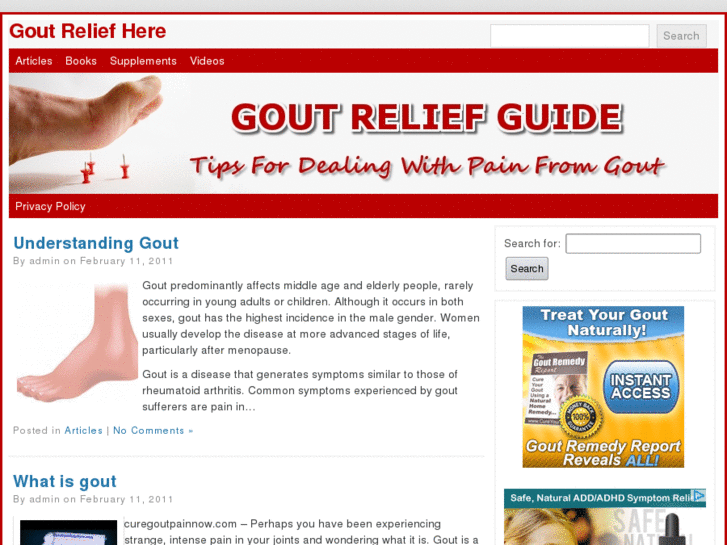 www.goutreliefhere.com