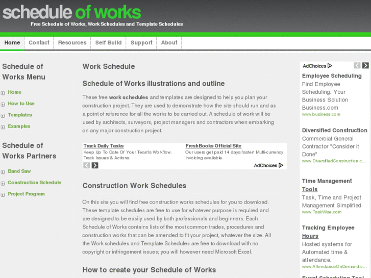 www.scheduleofworks.com