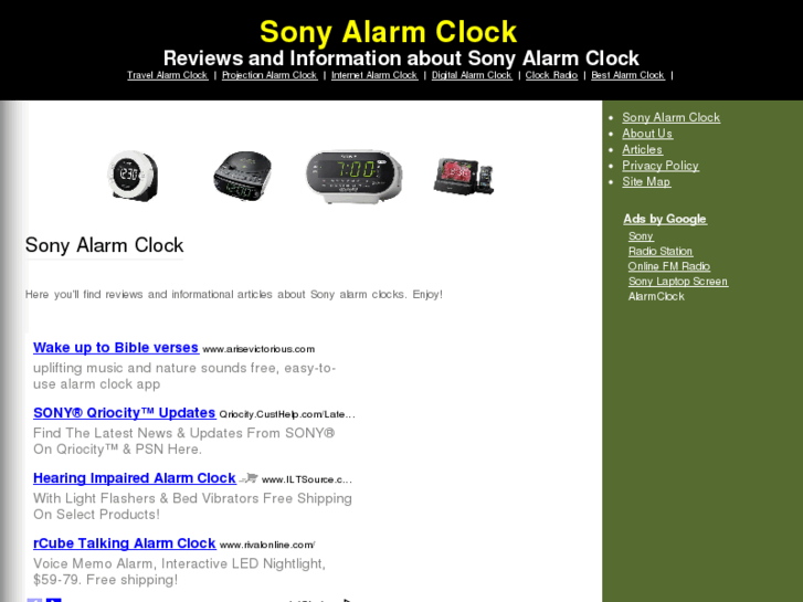 www.sonyalarmclock.org