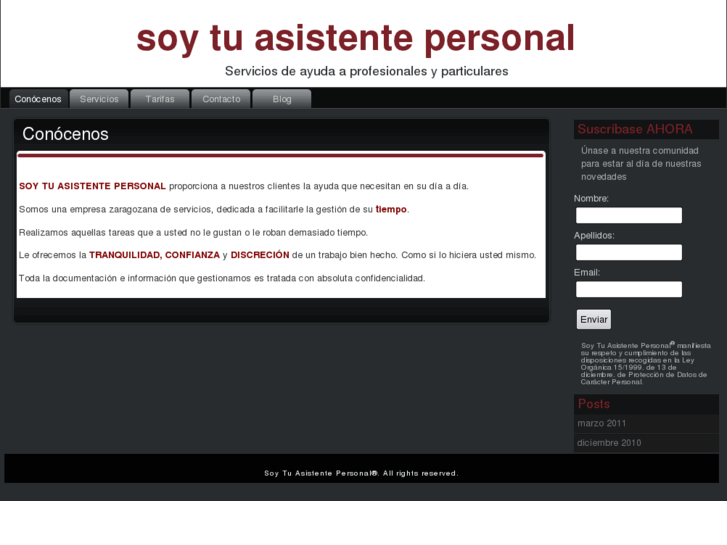www.soytuasistentepersonal.es