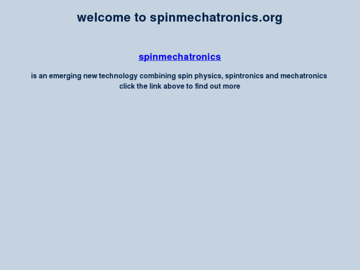 www.spinmechatronics.org