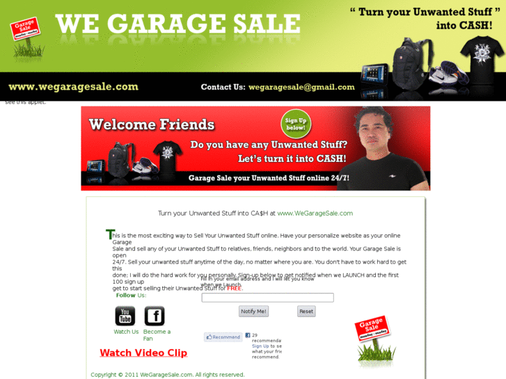 www.wegaragesale.com