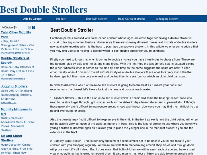 www.bestdoublestrollers.com