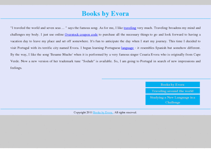 www.booksbyevora.com