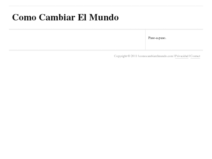 www.comocambiarelmundo.com